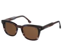 Botaniq Mens Classic Distinct Shape Sunglasses - Havanna Brown