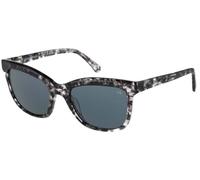 Botaniq Womens Cat-Eye Sunglasses - Black Floral