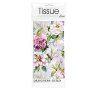 BOTANIQUE Designers Guild Floral Printed Patterned Tissue Wrapping Paper Deva Designs Luxury 4 Sheets 50 x 70 cm