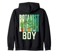 Botanist Boy Plants Botanics Flowers Botanists Botanist Zip Hoodie