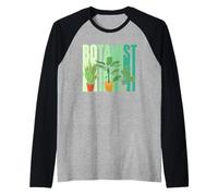 Botanist Flowers Botanics Plants Gardening Botanist Raglan Baseball Tee