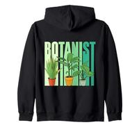 Botanist Flowers Botanics Plants Gardening Botanist Zip Hoodie
