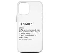 Botanist Job Definition Personalized Funny Botany Case for iPhone 12/12 Pro