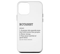Botanist Job Definition Personalized Funny Botany Case for iPhone 12 mini
