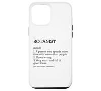 Botanist Job Definition Personalized Funny Botany Case for iPhone 12 Pro Max