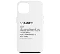 Botanist Job Definition Personalized Funny Botany Case for iPhone 13
