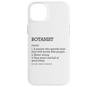 Botanist Job Definition Personalized Funny Botany Case for iPhone 14 Plus