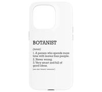 Botanist Job Definition Personalized Funny Botany Case for iPhone 15 Pro