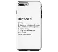 Botanist Job Definition Personalized Funny Botany Case for iPhone 7 Plus/8 Plus