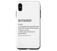 Botanist Job Definition Personalized Funny Botany Case for iPhone XS Max