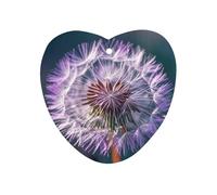 Botany Dandelion Purple Car Air Freshener Hanging, Long Lasting Scented Car Aromatherapy Tablets, Love form Fragrance Scented Cards for Vehicles, Bedroom, Wardrobe Gray-style