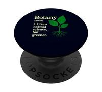 Botany Definition Funny Plant Science Humor Botanists PopSockets Adhesive PopGrip