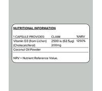 Botanycl Vegan Vitamin D3 - 120 Capsules