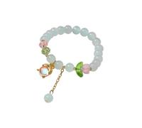 BOTCAM 2024 Bracelet for Women, Chinese Jade Bead Bracelet for Her, Grandma, Grandpa, Mother, Dad, Daily Use Bracelets for Children's Birthday, one size, Resin, No Gemstone
