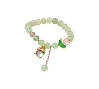 BOTCAM 2024 Bracelet for Women, Chinese Jade Bead Bracelet for Her, Grandma, Grandpa, Mother, Dad, Daily Use Bracelets for Children's Birthday, one size, Resin, No Gemstone