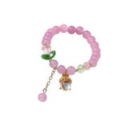 BOTCAM 2024 Bracelet for Women, Chinese Jade Bead Bracelet for Her, Grandma, Grandpa, Mother, Dad, Daily Use Bracelets for Children's Birthday, one size, Resin, No Gemstone
