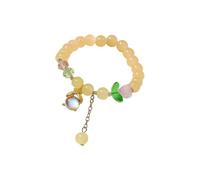 BOTCAM 2024 Bracelet for Women, Chinese Jade Bead Bracelet for Her, Grandma, Grandpa, Mother, Dad, Daily Use Bracelets for Children's Birthday, one size, Resin, No Gemstone