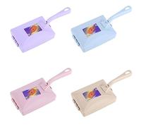 BOTCAM Carpet Brush Sweeper Dirt Handheld Sofa Bed Pet Hair Dirt Brush Household Cleaning Tool Radiator Brush Goat Hair (Pink, One Size)