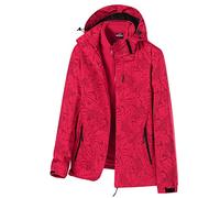 BOTCAM Softshell Jacket for Men and Women, Waterproof and Windproof, 2-in-1 Double Jacket, Transition Jacket for Autumn and Winter, Rain Jacket with Hood, Weatherproof Raincoat & Outdoor Jacket,