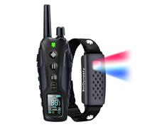 BotDynasty Humane Anti Bark Collar for Dogs - No Shock, Adjustable Sound & Vibration, Short-Session Training, Waterproof, For Small Medium Large Dogs (Black)