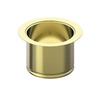 BOTEMY B9179 Extended Garbage Disposal Deep Kitchen Sink Stainless Steel for 3-1/2 Inch Standard Sink Drain Hole (Extended Sink Flange, Gold)
