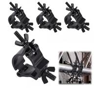 BOTEWO Truss O Clamp Aluminium Stage Light Hook 80 kg Bracket for Stage Lights DJ Lighting Rigging Accessories for Lighting Technicians Pack of 4