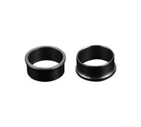 BotFor Tom Bike Bottom Bracket Adapter Spacer Aluminum Alloy Lightweight 24mm to 22mm for For SRAM for GXP Cranks Black Easy Install for Bicycle Frame Interface