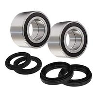 Both Front Wheel Bearing and Seal Kits Compatible with 00-06 Honda Rancher 350 400 4x4 Fourtrax TRX350FE TRX350FM TRX400FA TRX400FGA 4x4 Only