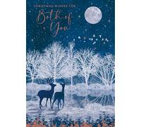 BOTH OF YOU 'Deer by the Lake' Christmas Card