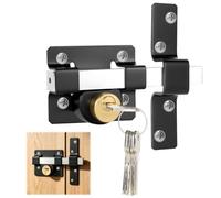 Both Side Lock Door 50mm Long Throw Gate Lock with Keys for Wooden Gates