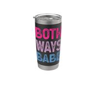 Both Ways Funny Bisexual Pride Stainless Steel Insulated Tumbler