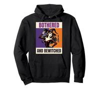 Bothered and Bewitched Pinup Witch Halloween Pullover Hoodie