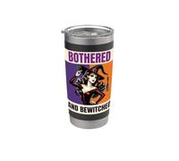 Bothered and Bewitched Pinup Witch Halloween Stainless Steel Insulated Tumbler