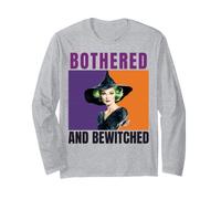 Bothered and Bewitched Retro Witch Long Sleeve T-Shirt