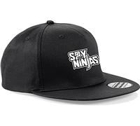 Bothered. Spy Ninjas Snapback Baseball Cap (Black Cap/Black Peak)