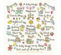 Bothy Threads - A Baby Brings Counted Cross Stitch Kit