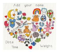 Bothy Threads Baby Heart Counted Cross Stitch Kit