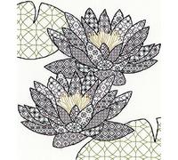 Bothy Threads Blackwork - Water Lily