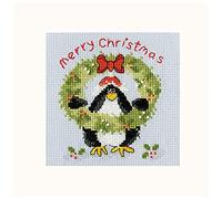 Bothy Threads Christmas Card Cross Stitch Kit - PPP Prickly Holly