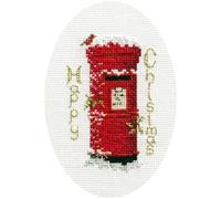 Bothy Threads Christmas Post Counted Greeting Card 9x13.3cm DWCDX46