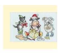 Bothy Threads Counted Cross Stitch Card Kit - Wrap, Ribbon, Gift!