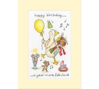 Bothy Threads Counted Cross Stitch Greetings Card Kit - More Fabulous