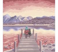 Bothy Threads Counted Cross Stitch Kit - A Pawfect Place by The Water