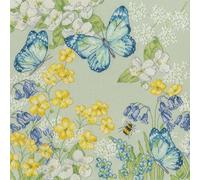 Bothy Threads Counted Cross Stitch Kit - Aquamarine Meadow