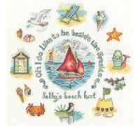 Bothy Threads Counted Cross Stitch Kit - Beside The Seaside