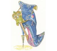 Bothy Threads Counted Cross Stitch Kit - Blues and Sole