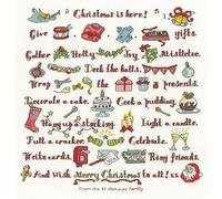 Bothy Threads Counted Cross Stitch Kit - Christmas is Here!