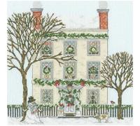 Bothy Threads Counted Cross Stitch Kit - Christmas Townhouse
