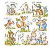Bothy Threads Counted Cross Stitch Kit - Country Folk