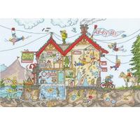 Bothy Threads Counted Cross Stitch Kit - Cut Thru' Adventure Holiday